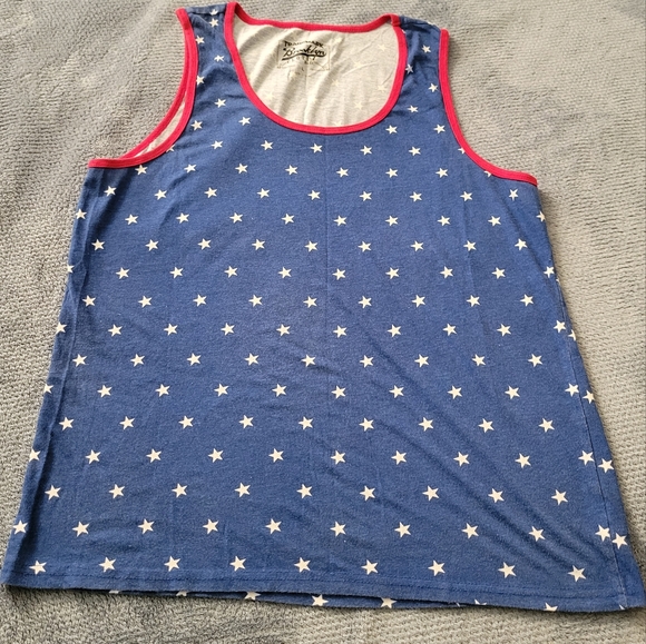 Brooklyn Cloth Mfg. Men’s Patriotic Star Tank Top Sz Large - Picture 5 of 7